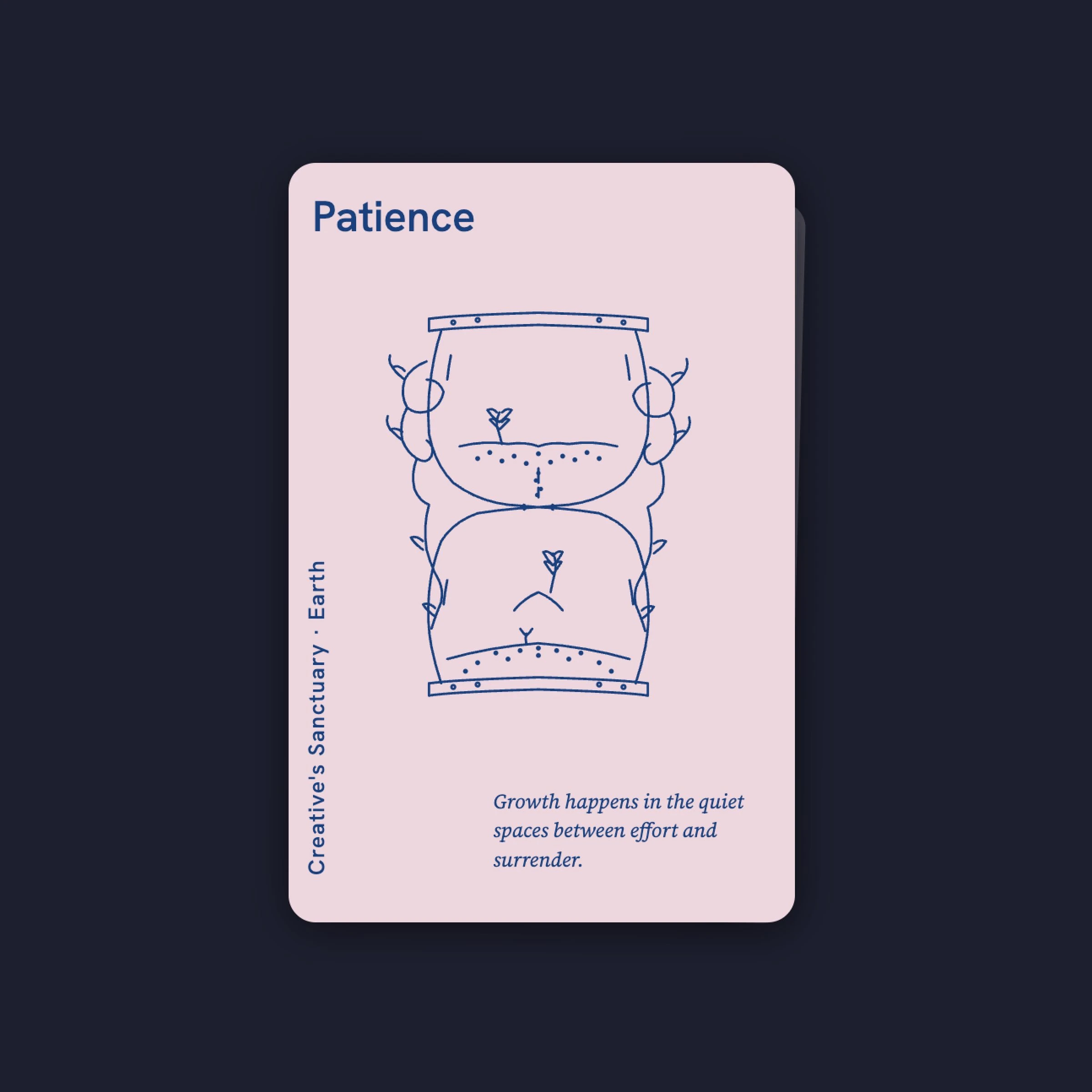 Earth element card