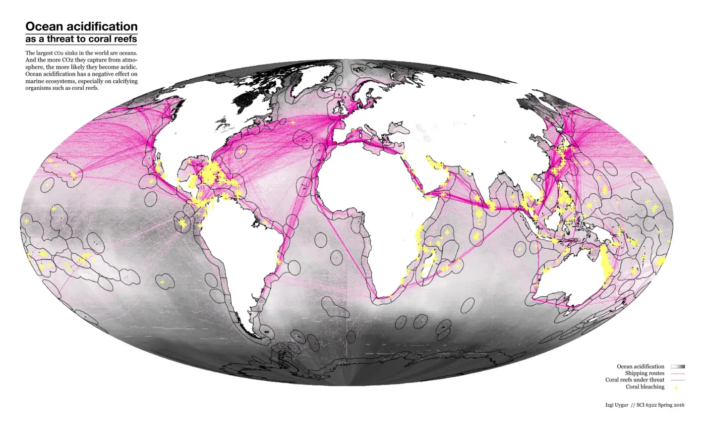 Ocean Acidification Map