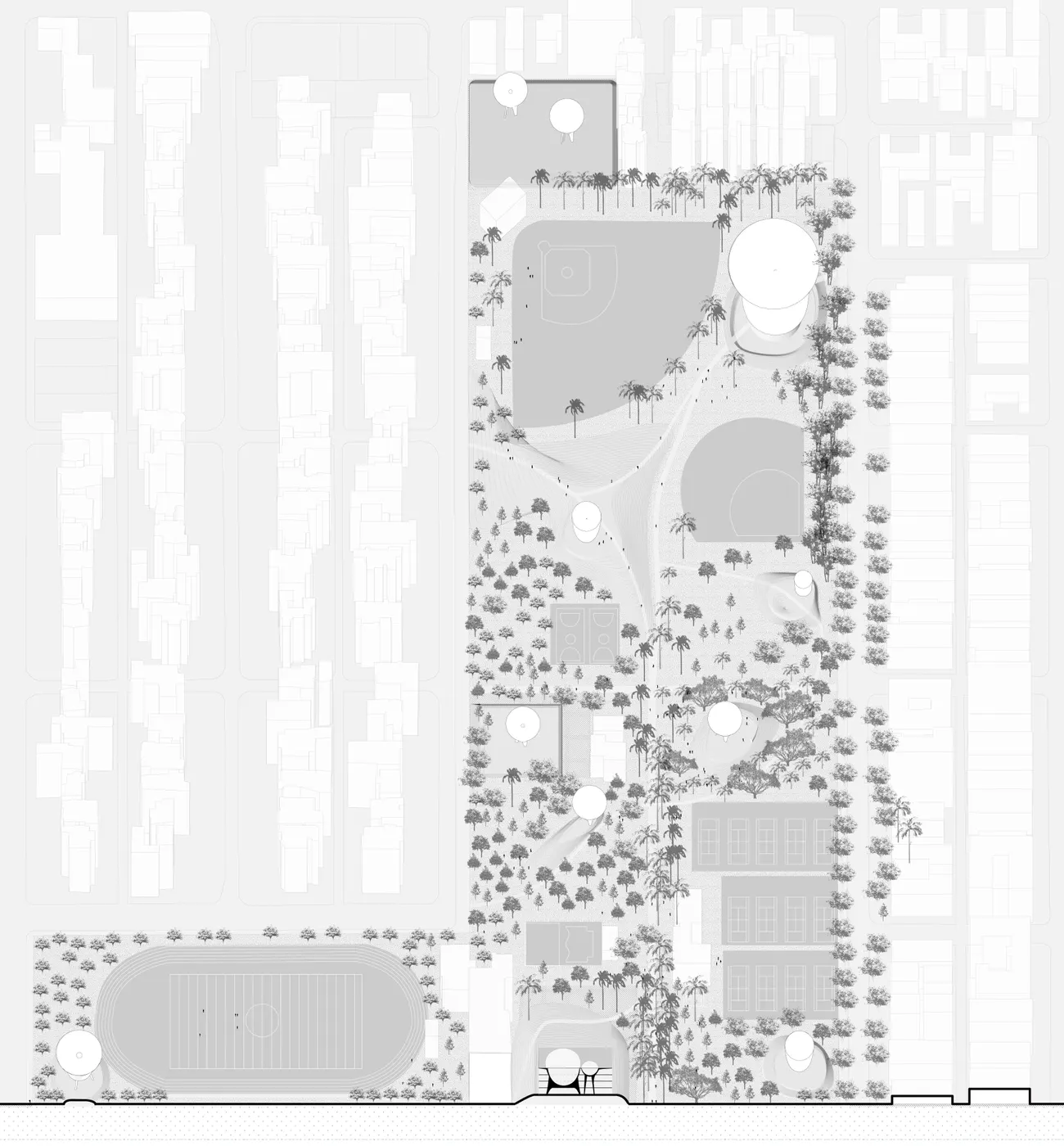 Flamingo Waterpark Axonometric