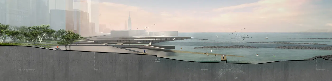 Embarcadero Section Perspective